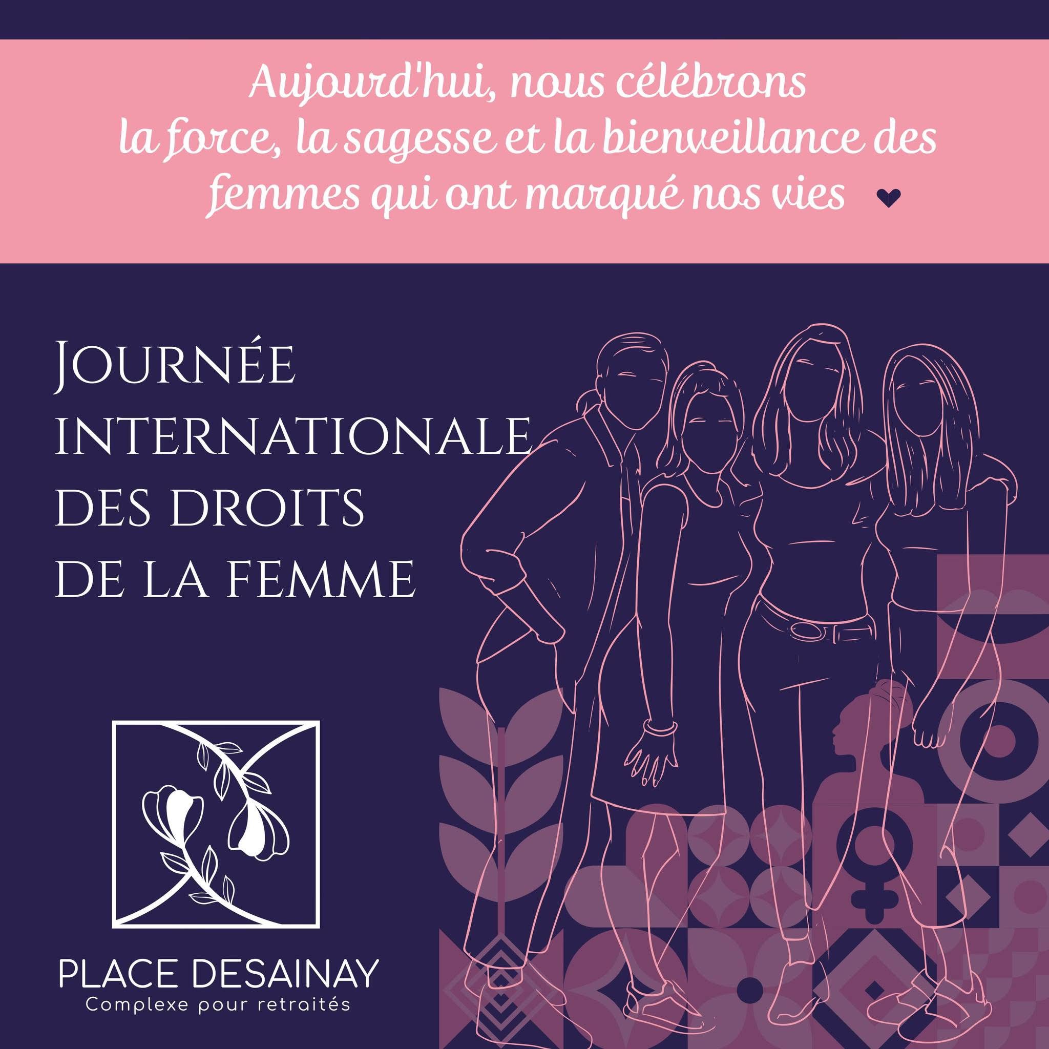 Journée internationale des droits de la femme - Place Desainay